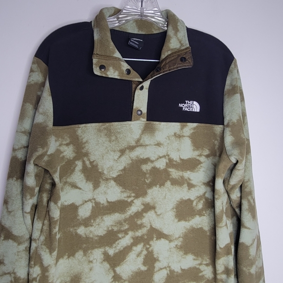 The North Face Mens Snap Pullover Small Sweater FLEECE JACKET - Picture 2 of 9